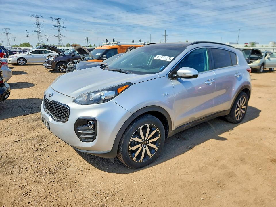2018 Kia Sportage VIN KNDPNCAC4J7482989 COPART salvage auction — SIDE, Il - Cert Of Title-Corrected, sold $4,250 on 2026-07-14 (photo 1)
