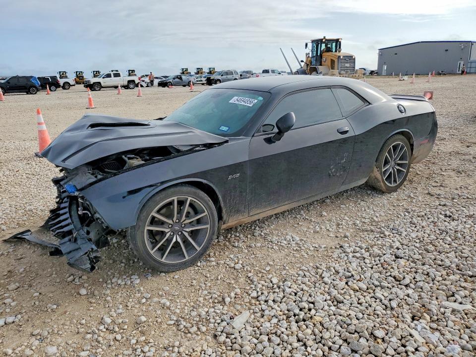 2023 Dodge Challenger VIN 2C3CDZBT1PH518061 COPART salvage auction — FRONT END, Tx - Salvage Vehicle Title, sold $3,350 on 2026-07-09 (photo 1)