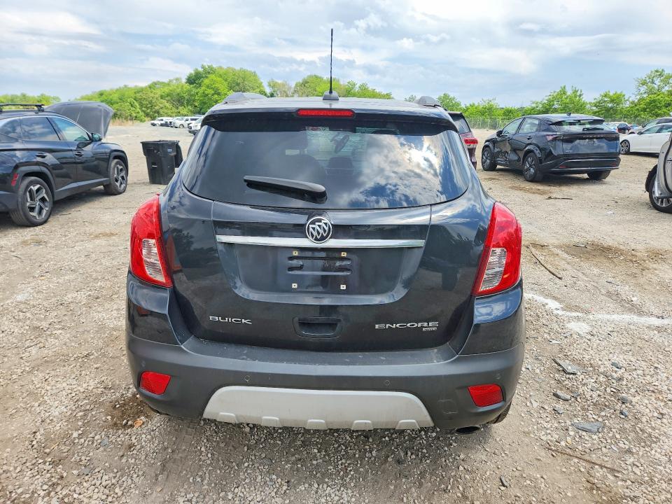 2016 Buick Encore VIN KL4CJHSBXGB652995 COPART salvage auction — ROLLOVER, Md - Cert Of Salvage > 75% Damage, sold $475 on 2026-07-02 (photo 6)