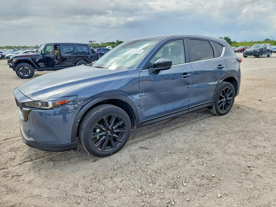 2025 Mazda Cx-5 VIN JM3KFBCM8S0611597 COPART salvage auction — SIDE, Fl - Cert Of Title Slvg Rebuildable, sold $12,200 on 2026-07-16 (photo 1)