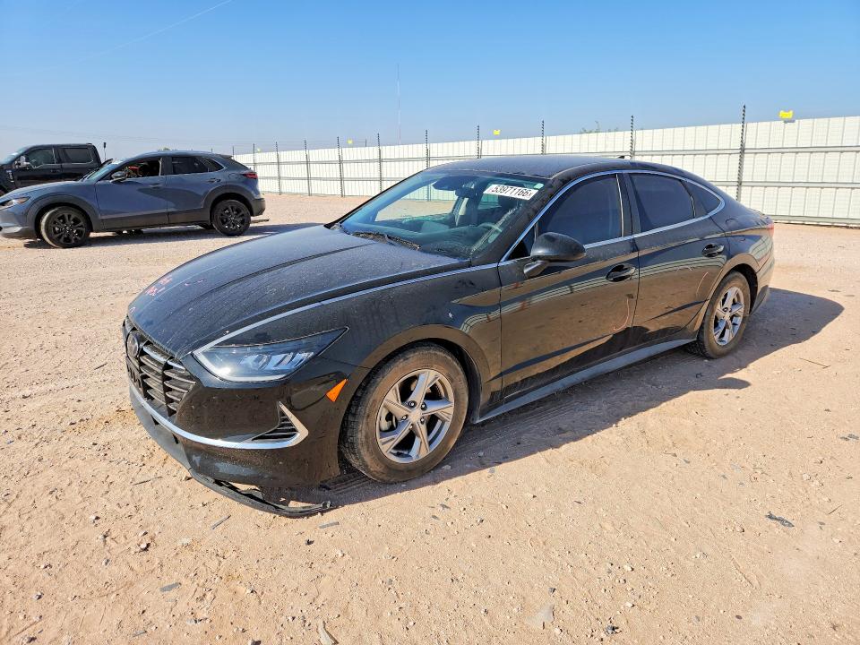 2022 Hyundai Sonata VIN 5NPEG4JA9NH142521 COPART salvage auction — SIDE, Tx - Certificate Of Title, sold $6,400 on 2026-07-22 (photo 1)