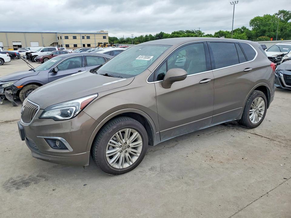 2017 Buick Envision VIN LRBFXASA1HD143169 COPART salvage auction — SIDE, TX - SALVAGE VEHICLE TITLE (P), sold $1,000 on 2026-07-16 (photo 1)