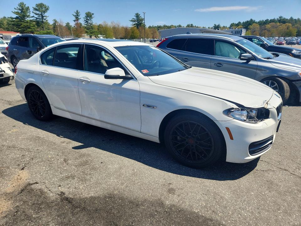 2014 BMW 5er VIN WBA5A7C5XED219516 COPART salvage auction — FRONT END, Ri - Salvage Certificate Of Title, sold $1,500 on 2026-08-04 (photo 4)