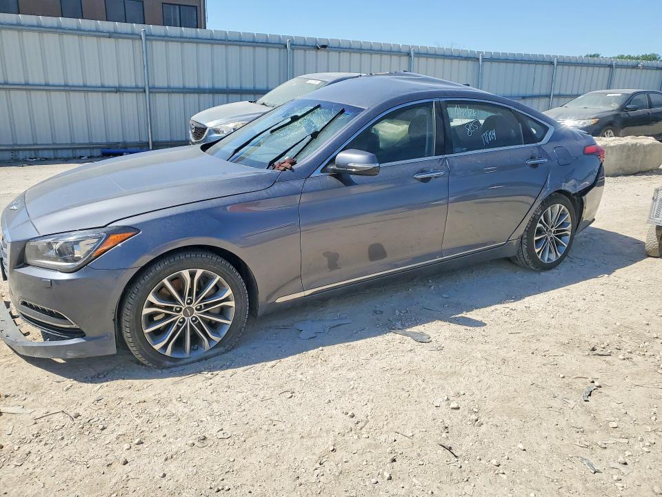 2017 Genesis VIN KMHGN4JE2HU171804 COPART salvage auction — SIDE, Mo - Salvage Certificate Of Title, sold $1,250 on 2026-07-09 (photo 1)