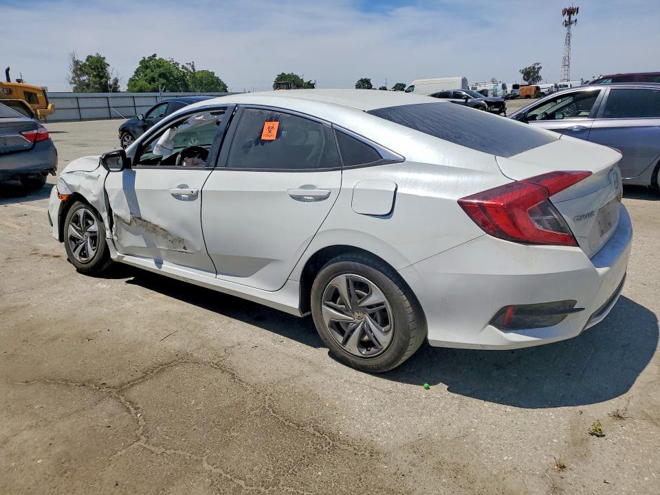 2020 Honda Civic VIN 19XFC2F60LE201112 COPART salvage auction — FRONT END, Ca - Salvage Certificate, sold $3,350 on 2026-07-10 (photo 2)