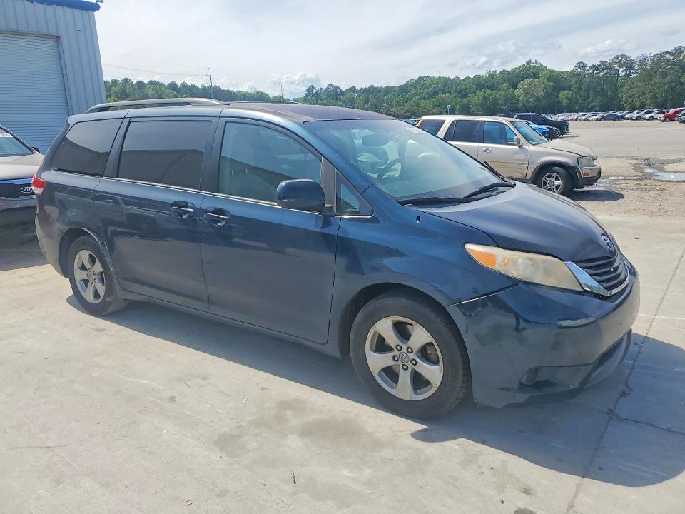 2011 Toyota Sienna VIN 5TDKK3DCXBS025139 COPART salvage auction — FRONT END, Ga - Cert Of Title-Salvage, sold $1,250 on 2026-07-06 (photo 4)