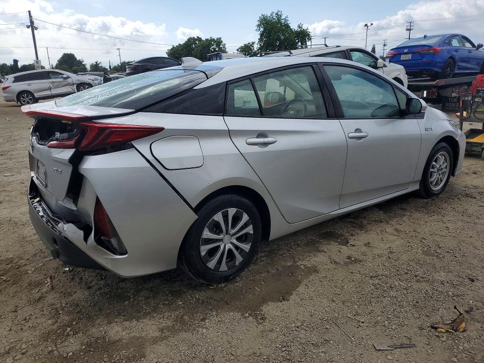 2022 Toyota Prius VIN JTDKAMFP3N3217405 COPART salvage auction — REAR END, Ca - Salvage Certificate, sold $8,200 on 2026-07-20 (photo 3)