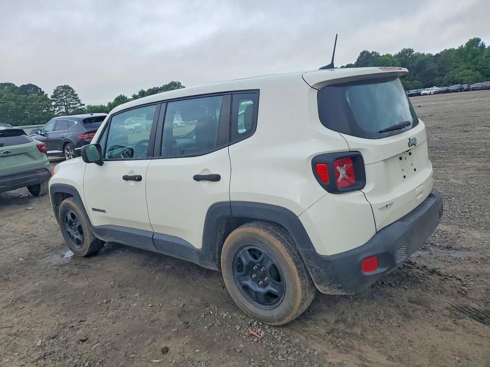 2021 Jeep Renegade VIN ZACNJCAB5MPM45948 COPART salvage auction — HAIL, AR - CERT OF TITLE-SALVAGE, sold $3,650 on 2026-08-17 (photo 2)