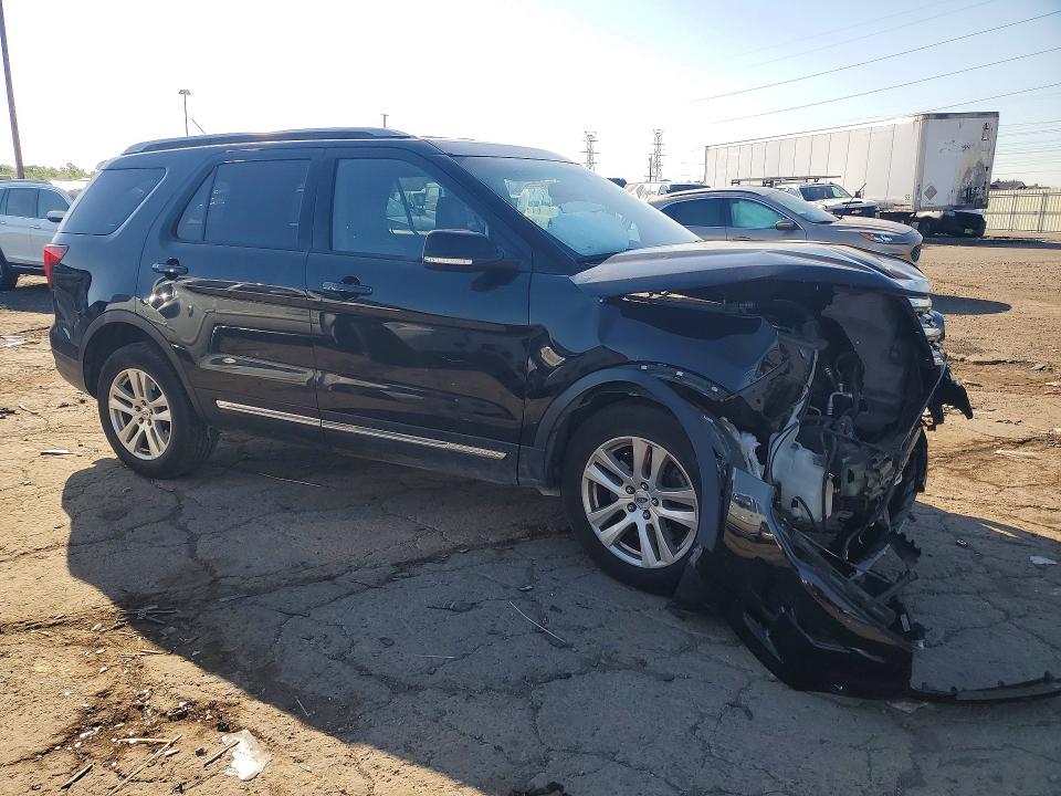 2018 Ford Explorer VIN 1FM5K8D86JGC04398 COPART salvage auction — FRONT END, MI - CERTIFICATE OF TITLE, sold $2,300 on 2026-07-02 (photo 4)