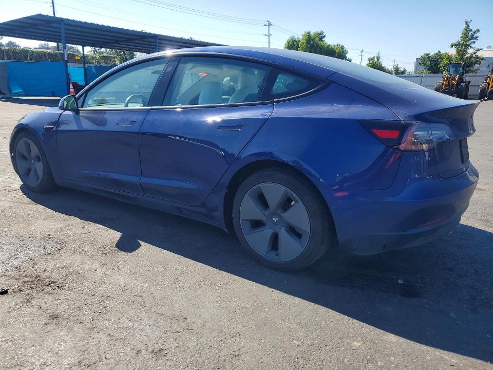 2021 Tesla VIN 5YJ3E1EB9MF032855 COPART salvage auction — FRONT END, Ca - Salvage Certificate, sold $4,650 on 2026-07-02 (photo 2)