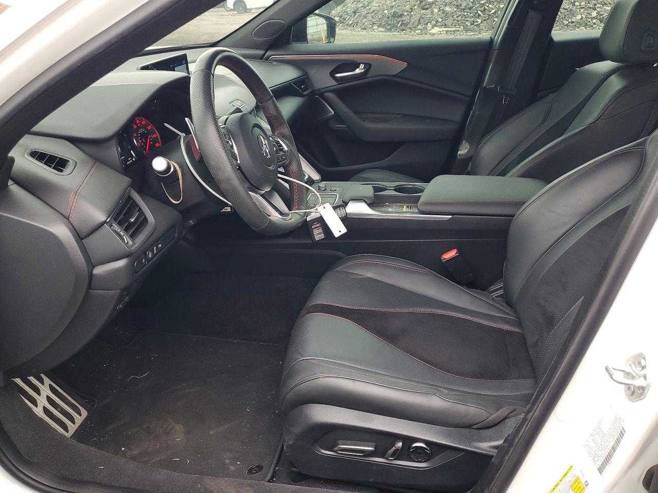 2023 Acura TLX VIN 19UUB5F50PA006723 COPART salvage auction — Side, WV - SALVAGE CERTIFICATE, sold $16,700 on 2026-06-25 (photo 7)