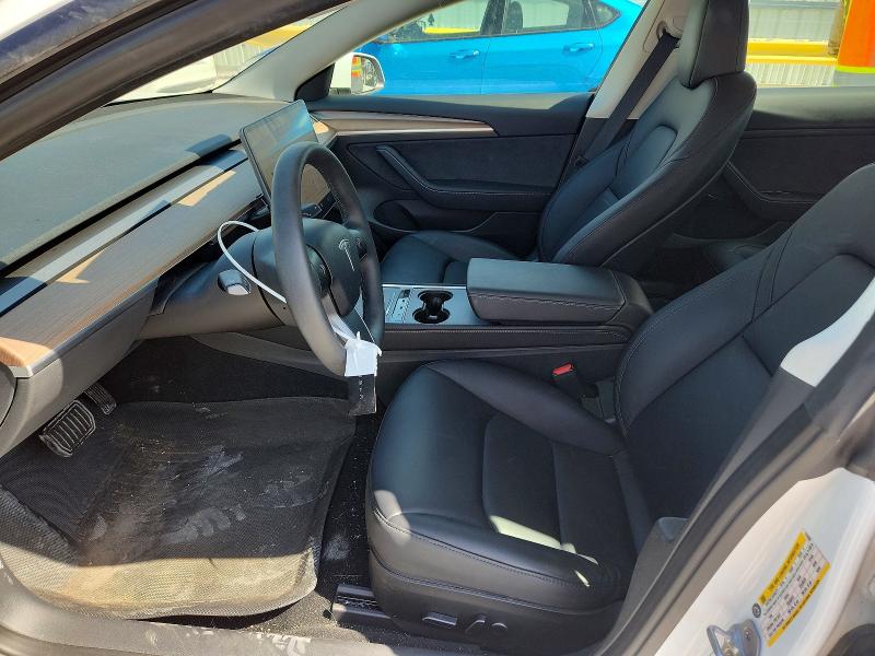 2023 Tesla Model 3 VIN 5YJ3E1EA1PF573202 COPART salvage auction — FRONT END, Tx - Salvage Vehicle Title, sold $9,700 on 2026-07-31 (photo 7)