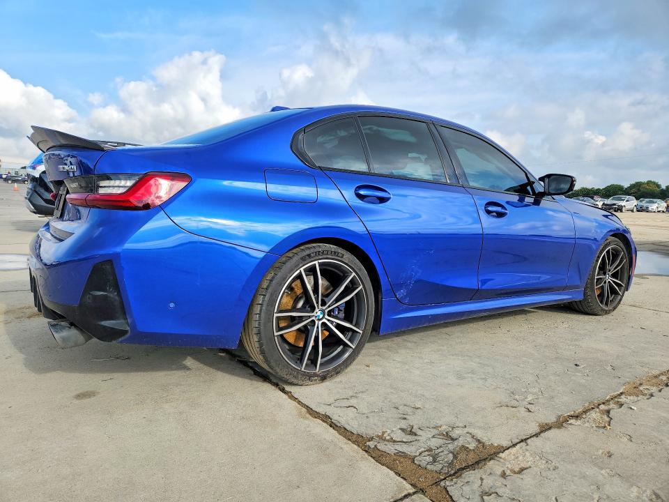 2023 BMW M3 VIN 3MW49FS09P8D54524 COPART salvage auction — FRONT END, TX - CERTIFICATE OF TITLE, sold $13,200 on 2026-07-23 (photo 3)