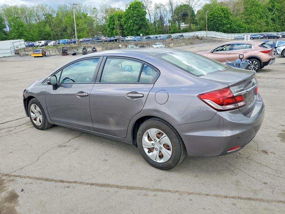 2013 Honda Civic VIN 19XFB2F52DE221762 COPART salvage auction — FRONT END, Nj - Certificate Of Title, sold $1,000 on 2026-07-02 (photo 2)