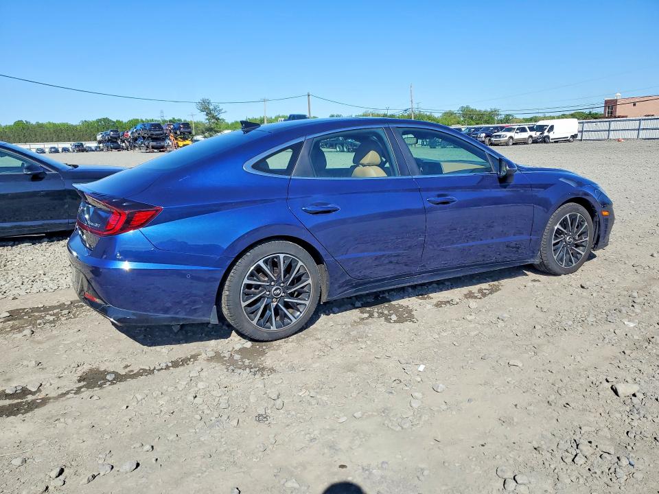 2021 Hyundai Sonata VIN 5NPEH4J28MH098516 COPART salvage auction — SIDE, Nj - Cert Of Title-Salvage, sold $8,400 on 2026-07-15 (photo 3)
