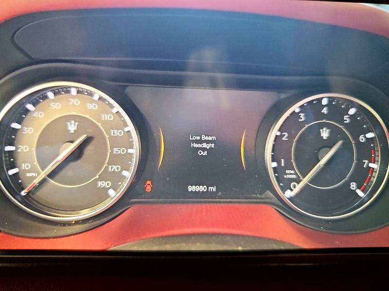 2022 Maserati VIN ZN661YUM6NX402749 COPART salvage auction — FRONT END, Mn - Cert Of Title-Salvage, sold $3,200 on 2026-07-09 (photo 9)