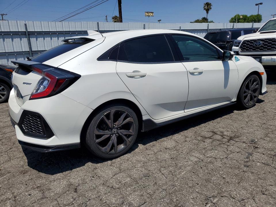 2019 Honda Civic VIN SHHFK7H49KU401313 COPART salvage auction — MINOR DENT/SCRATCHES, CA - SALVAGE CERTIFICATE, sold $5,800 on 2026-07-23 (photo 3)