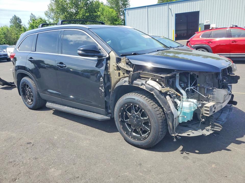 2019 Toyota Highlander VIN 5TDJZRFH2KS948234 COPART salvage auction — FRONT END, Or - Salvage Title Certificate, sold $8,600 on 2026-07-20 (photo 4)