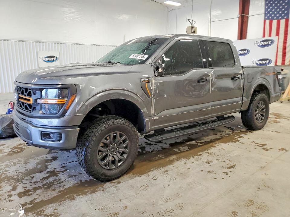 2025 Ford F-150 VIN 1FTFW4L57SFA71848 COPART salvage auction — SIDE, Nc - Salvage Certificate Of Title, sold $23,100 on 2026-07-02 (photo 1)