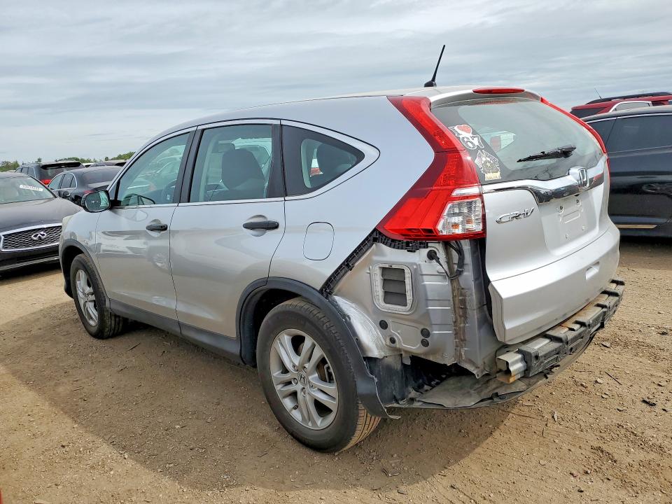 2015 Honda Cr-v VIN 3CZRM3H39FG708337 COPART salvage auction — REAR END, Il - Salvage Certificate, sold $2,750 on 2026-07-09 (photo 2)