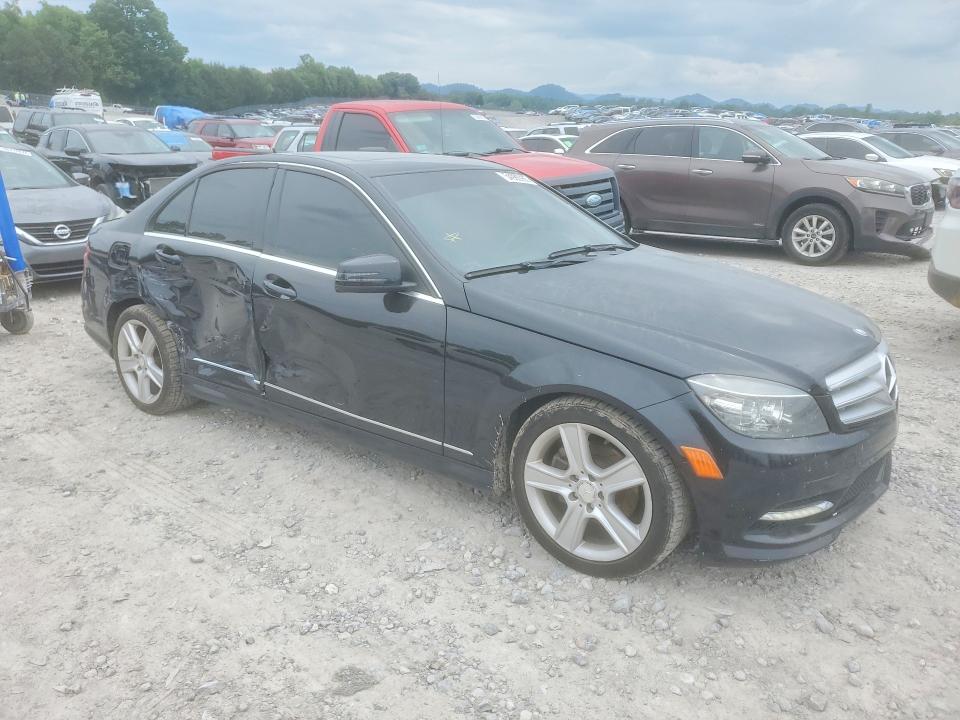 2011 Mercedes-benz C class VIN WDDGF5EB1BR152314 COPART salvage auction — SIDE, TN - SALVAGE CERTIFICATE, sold $600 on 2026-07-16 (photo 4)