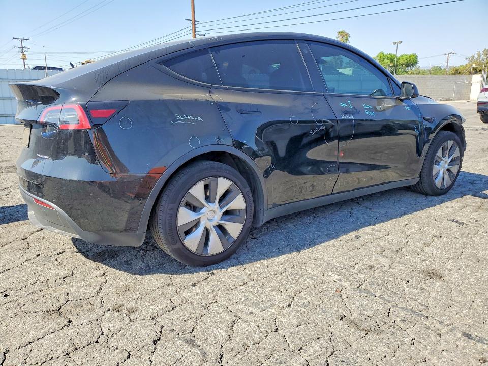 2021 Tesla Model y VIN 5YJYGDEE0MF146688 COPART salvage auction — FRONT END, Ca - Salvage Certificate, sold $7,500 on 2026-07-20 (photo 3)