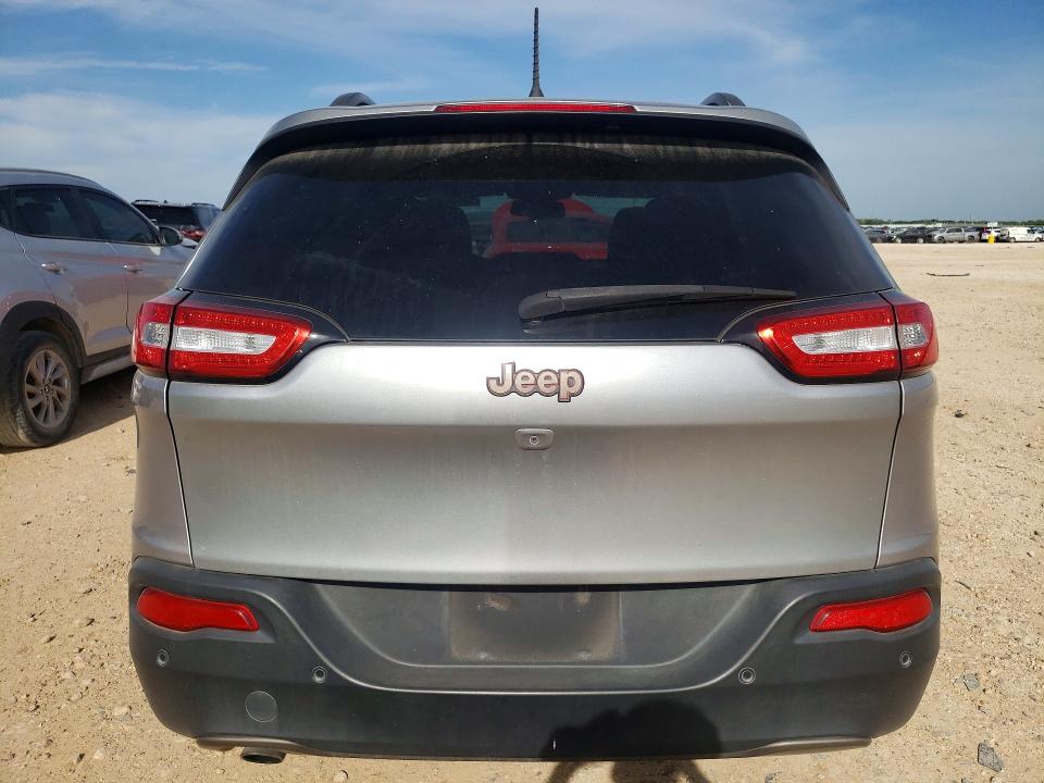 2016 Jeep Cherokee VIN 1C4PJLCB8GW283992 COPART salvage auction — FRONT END, Tx - Salvage Vehicle Title, sold $1,650 on 2026-07-09 (photo 6)