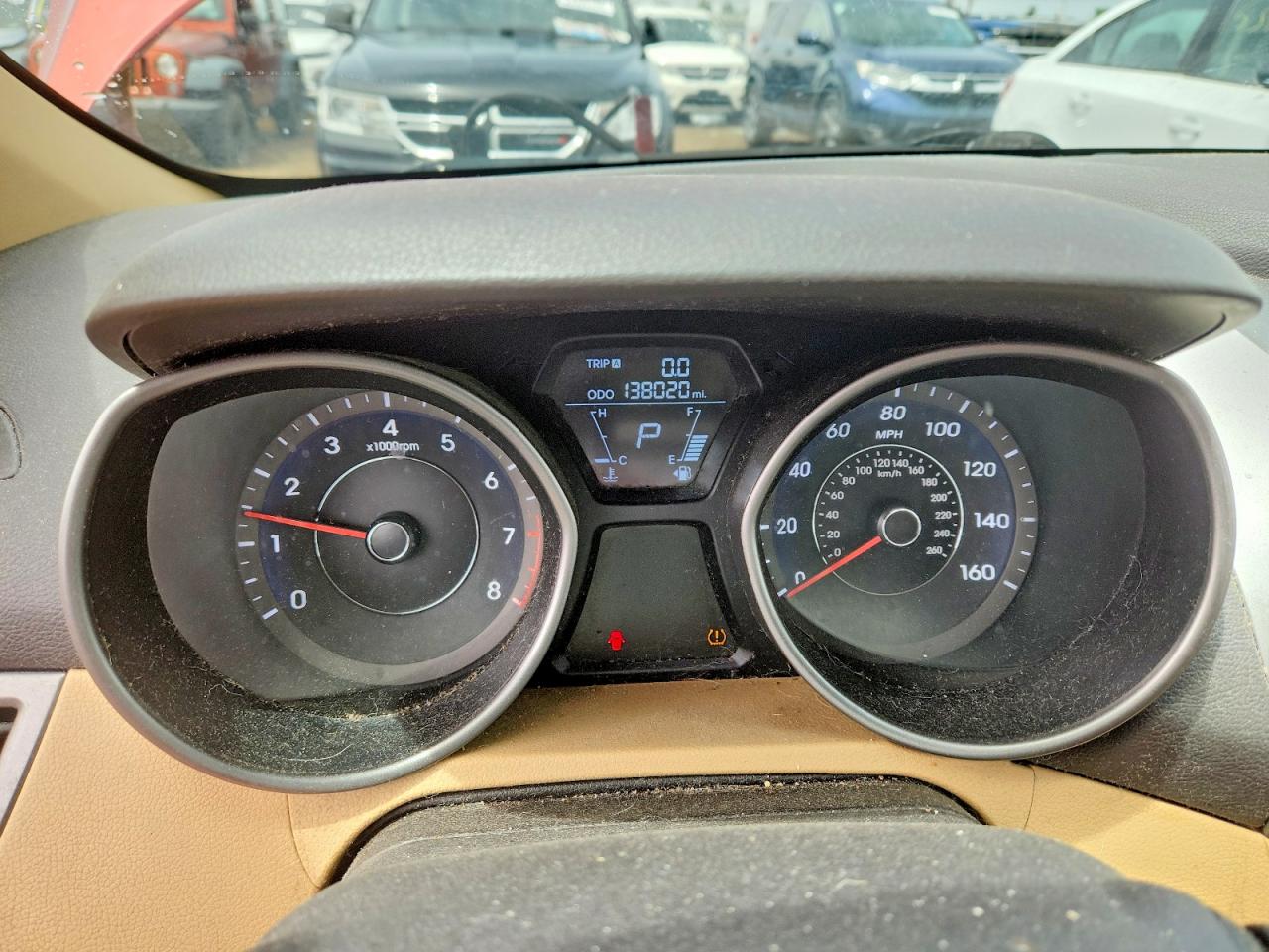 2013 Hyundai Elantra VIN 5NPDH4AE7DH350049 COPART salvage auction — Rear End, IL - SALVAGE CERTIFICATE, sold $625 on 2026-06-30 (photo 9)