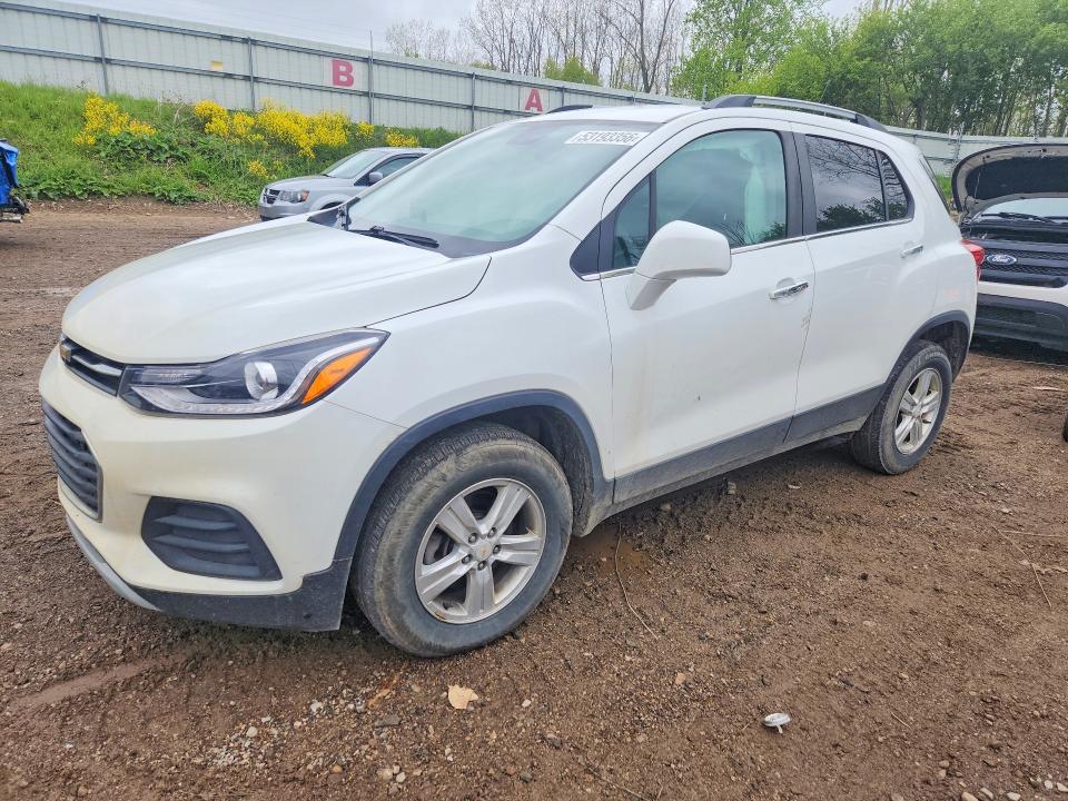 2019 Chevrolet VIN KL7CJPSB7KB833154 COPART salvage auction — SIDE, Mi - Certificate Of Title, sold $1,900 on 2026-07-29 (photo 1)