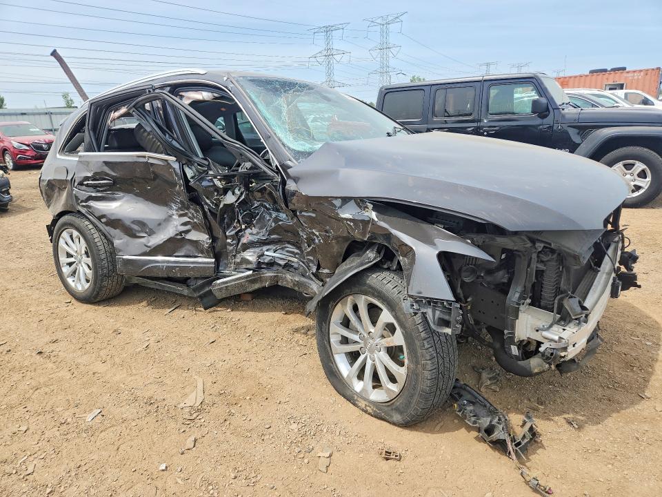 2016 Audi Q5 VIN WA1L2AFP6GA019698 COPART salvage auction — ALL OVER, Il - Salvage Certificate, sold $250 on 2026-07-21 (photo 4)