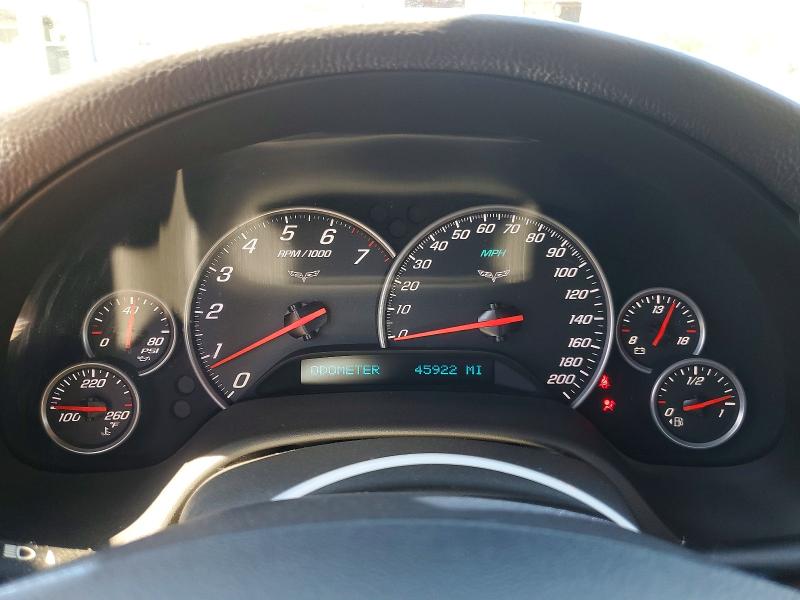 2007 Chevrolet Corvette VIN 1G1YY26UX75104924 COPART salvage auction — WATER/FLOOD, Ny - Mv907A-Parts Only, sold $15,400 on 2026-07-20 (photo 9)