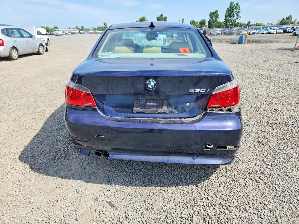 2004 BMW 5er VIN WBANA73554B065100 COPART salvage auction — REAR END, Or - Salvage Title Certificate, sold $325 on 2026-07-28 (photo 6)