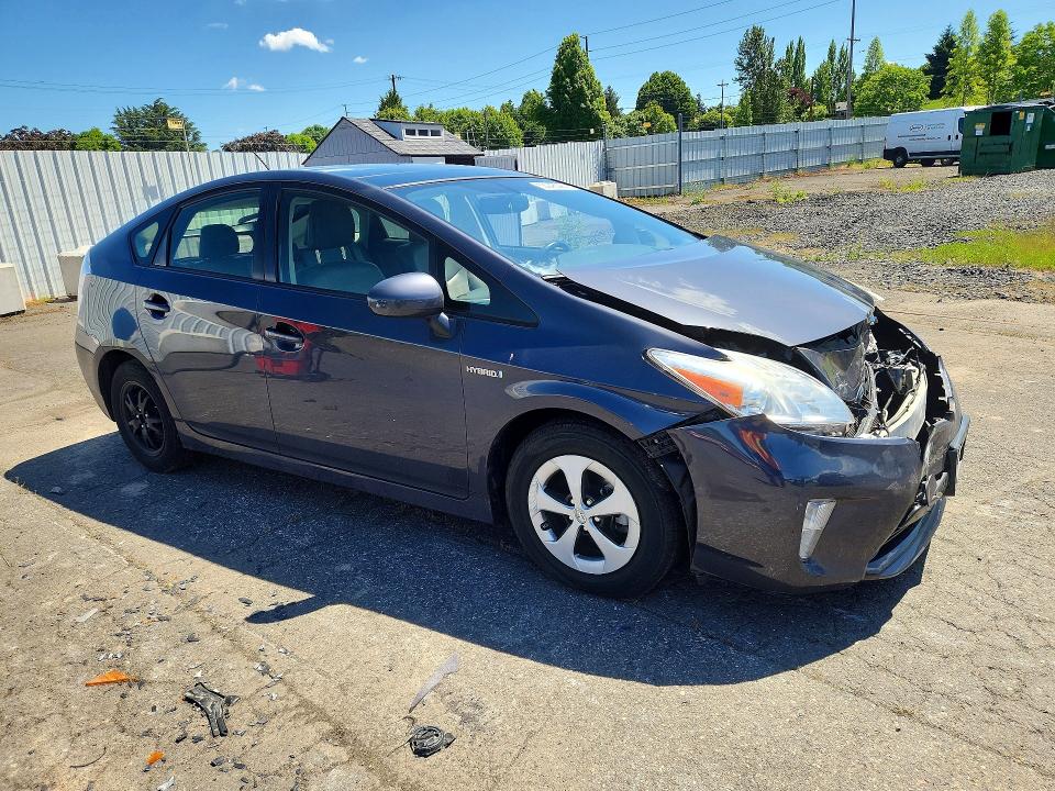 2013 Toyota Prius VIN JTDKN3DUXD1617740 COPART salvage auction — FRONT END, Or - Salvage Title Certificate, sold $5,900 on 2026-07-06 (photo 4)