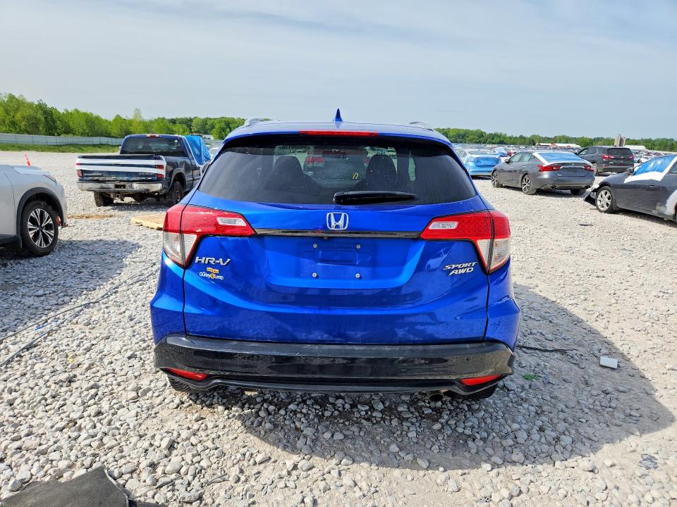 2022 Honda Hr-v VIN 3CZRU6H1XNM769695 COPART salvage auction — FRONT END, Mi - Cert Of Title-Salvage Vehicle, sold $3,850 on 2026-07-09 (photo 6)