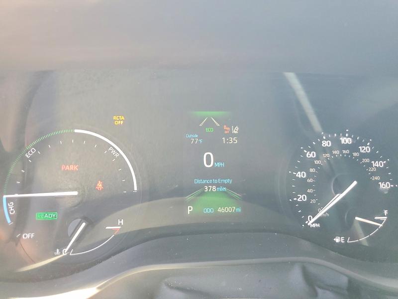 2022 Toyota Sienna VIN 5TDJRKEC2NS090166 COPART salvage auction — SIDE, Nv - Salvage Title, sold $17,500 on 2026-07-30 (photo 9)