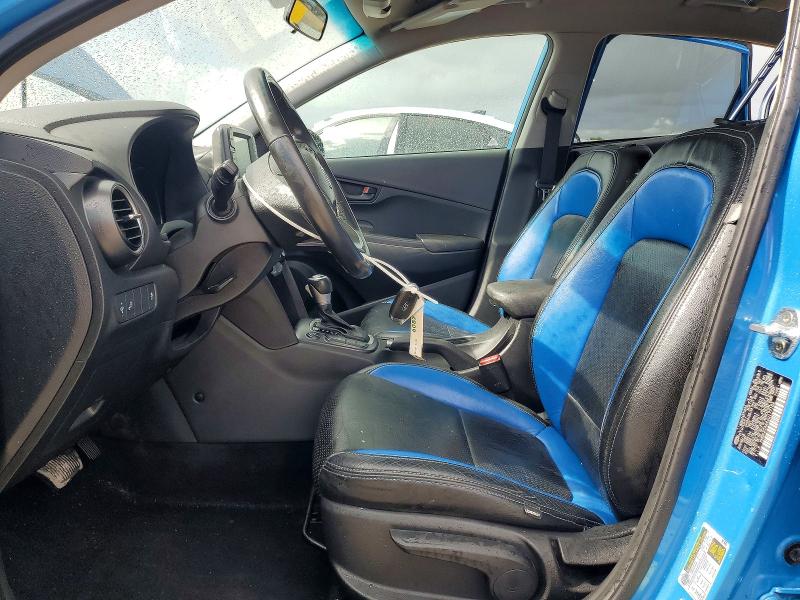 2018 Hyundai VIN KM8K2CAA4JU177152 COPART salvage auction — REAR END, Fl - Cert Of Title Slvg Rebuildable, sold $2,200 on 2026-07-22 (photo 7)