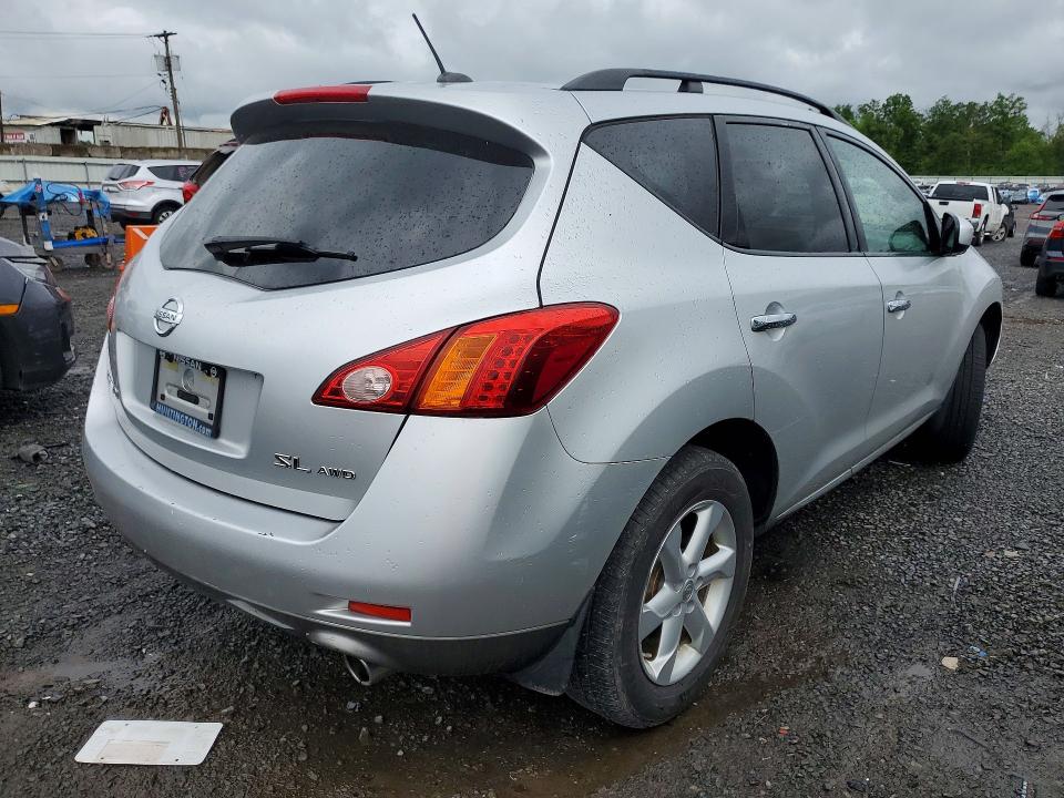 2010 Nissan Murano VIN JN8AZ1MW3AW110574 COPART salvage auction — FRONT END, Nj - Cert Of Title-Salvage, sold $375 on 2026-07-17 (photo 3)