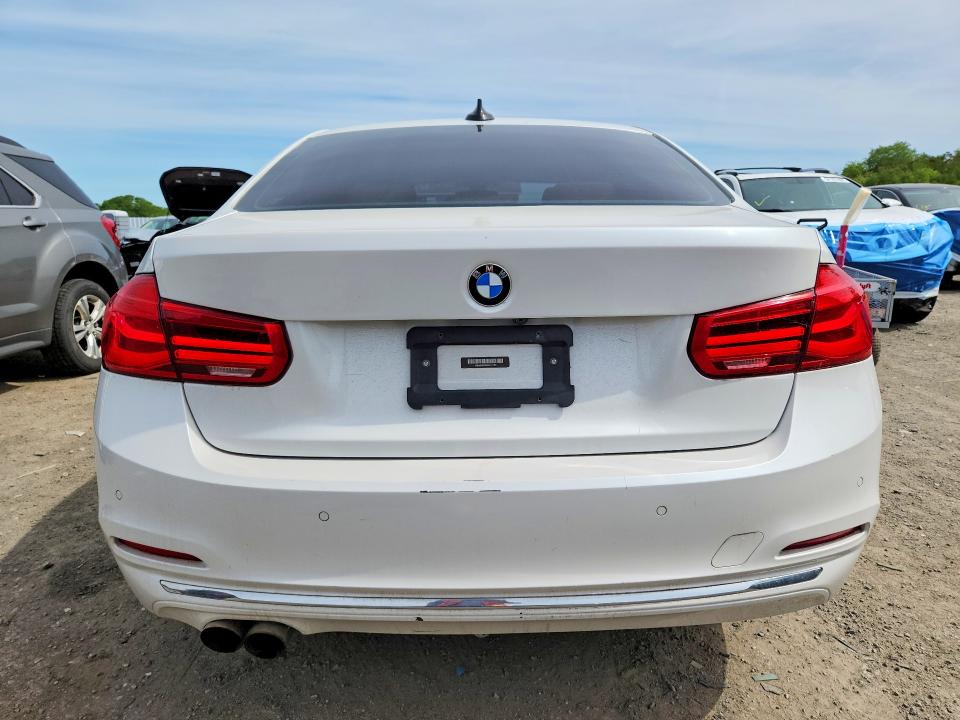 2017 BMW 3 series VIN WBA8D9C3XHA011155 COPART salvage auction — NORMAL WEAR, MA - CERTIFICATE OF TITLE, sold $3,100 on 2026-07-29 (photo 6)