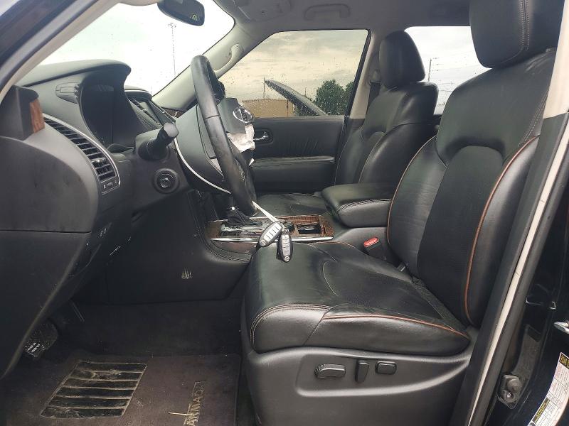2019 Nissan Armada VIN JN8AY2NDXK9093097 COPART salvage auction — FRONT END, In - Certificate Of Title (P), sold $6,500 on 2026-07-29 (photo 7)