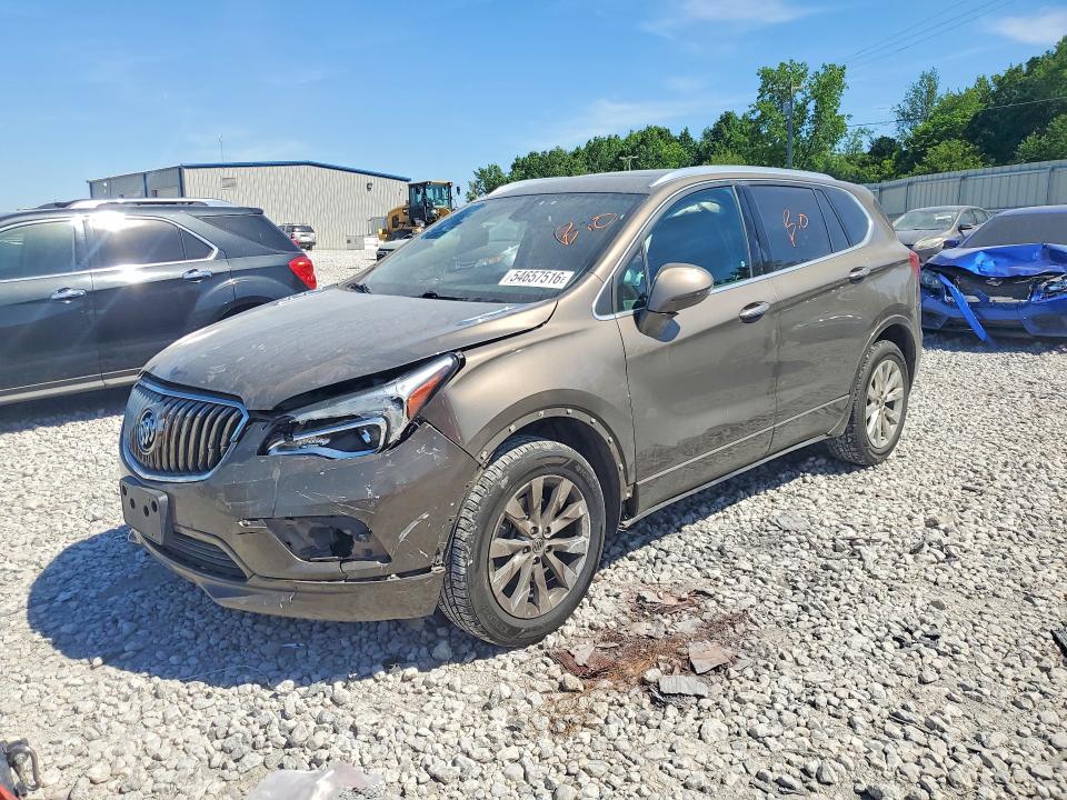 2017 Buick Envision VIN LRBFXDSA8HD164389 COPART salvage auction — FRONT END, Mi - Certificate Of Title, sold $925 on 2026-07-09 (photo 1)