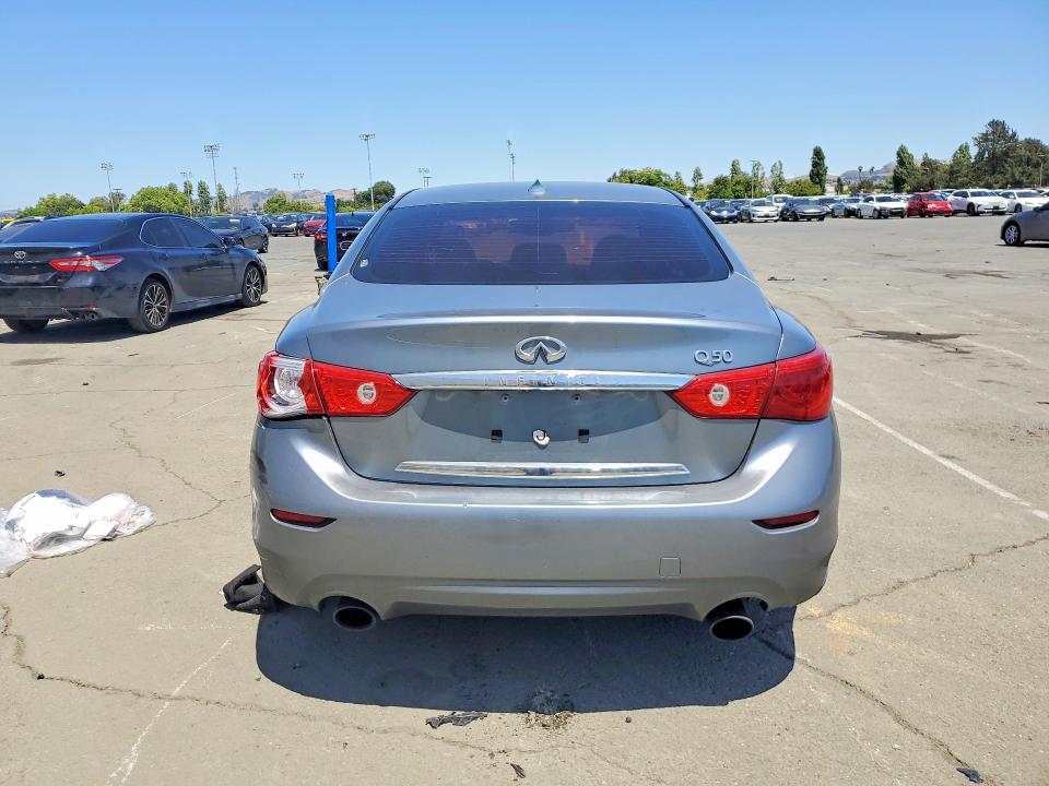 2017 Infiniti VIN JN1EV7APXHM740934 COPART salvage auction — SIDE, Ca - Salvage Certificate, sold $2,000 on 2026-07-10 (photo 6)