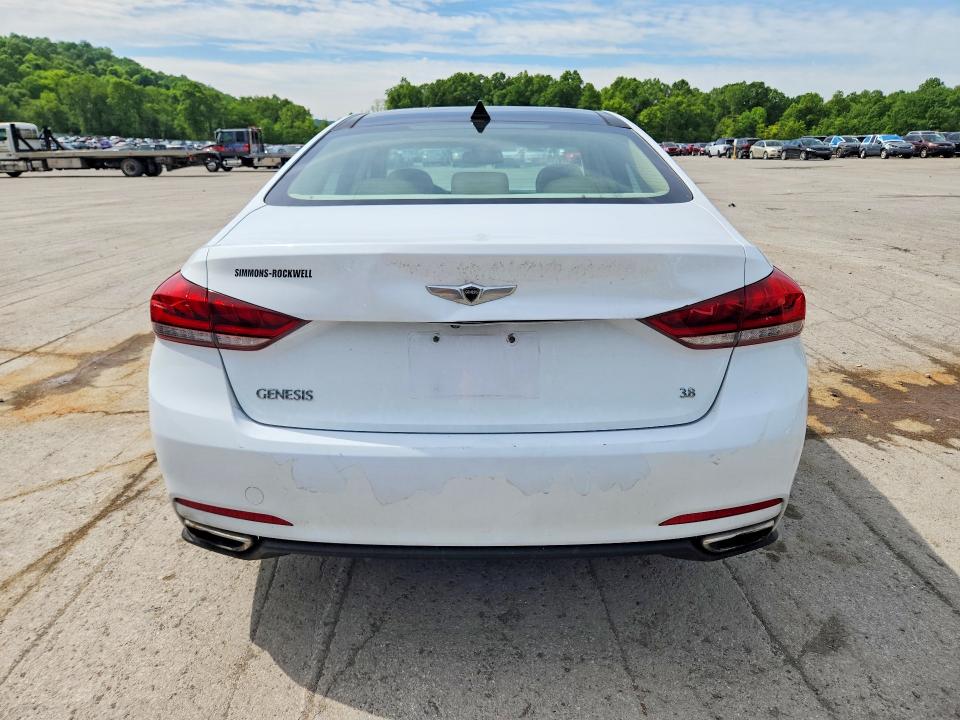 2015 Hyundai Genesis VIN KMHGN4JEXFU039712 COPART salvage auction — FRONT END, Oh - Cert Of Title-Salvage, sold $2,250 on 2026-07-16 (photo 6)