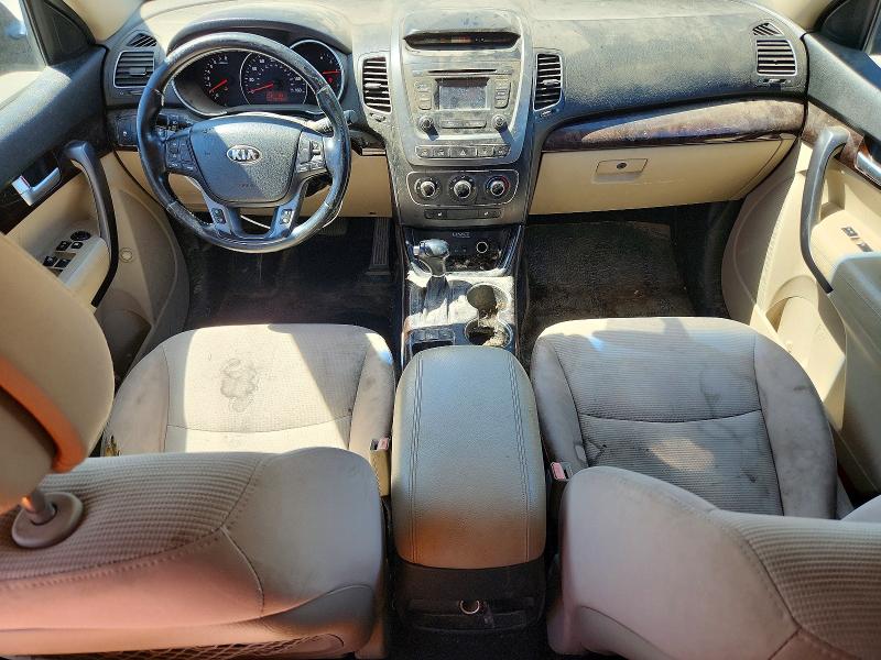2014 Kia VIN 5XYKTCA68EG465759 COPART salvage auction — FRONT END, Ca - Salvage Certificate, sold $875 on 2026-07-13 (photo 8)