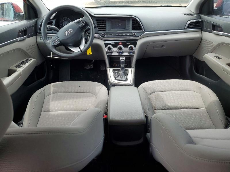 2019 Hyundai Elantra VIN KMHD74LF1KU807154 COPART salvage auction — REAR END, Tx - Salvage Vehicle Title, sold $2,450 on 2026-07-24 (photo 8)