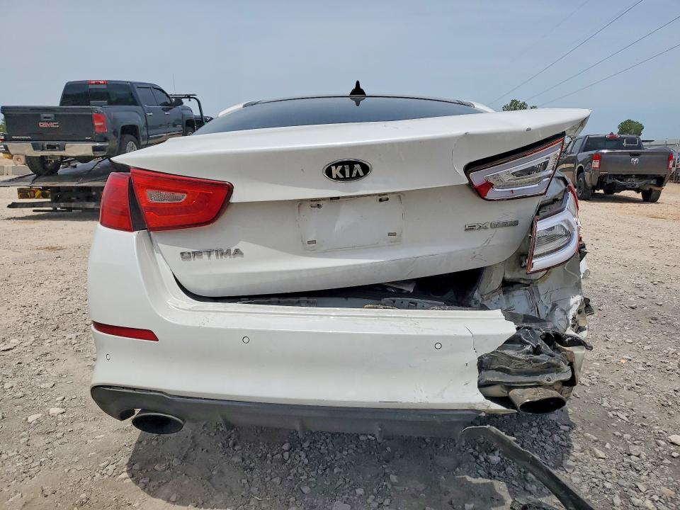2015 Kia Optima VIN 5XXGR4A6XFG495250 COPART salvage auction — REAR END, Ok - Cert Of Title-Salvage, sold $375 on 2026-07-21 (photo 6)
