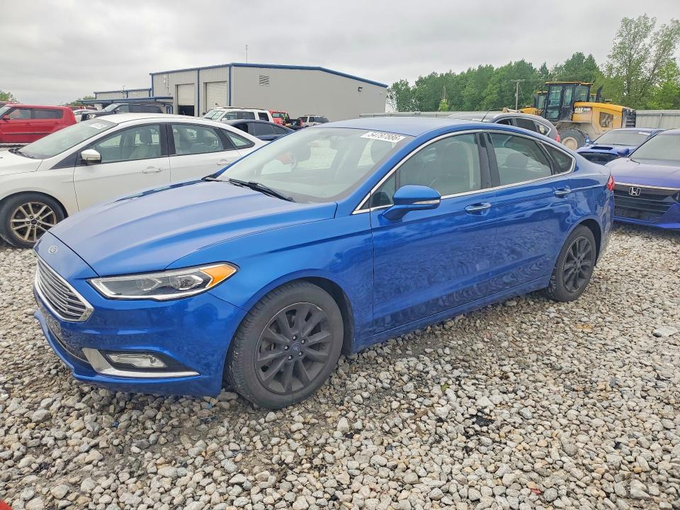 2017 Ford Fusion VIN 3FA6P0HD1HR292014 COPART salvage auction — SIDE, Mi - Certificate Of Title, sold $3,000 on 2026-07-02 (photo 1)