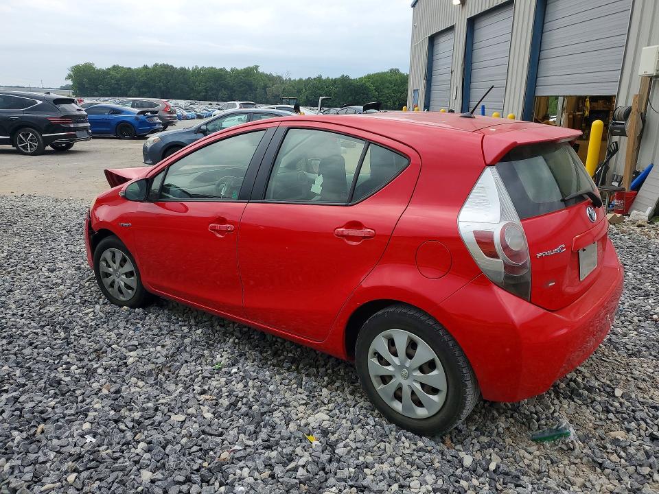2013 Toyota Prius VIN JTDKDTB36D1551930 COPART salvage auction — FRONT END, Tn - Salvage Certificate, sold $1,000 on 2026-07-02 (photo 2)