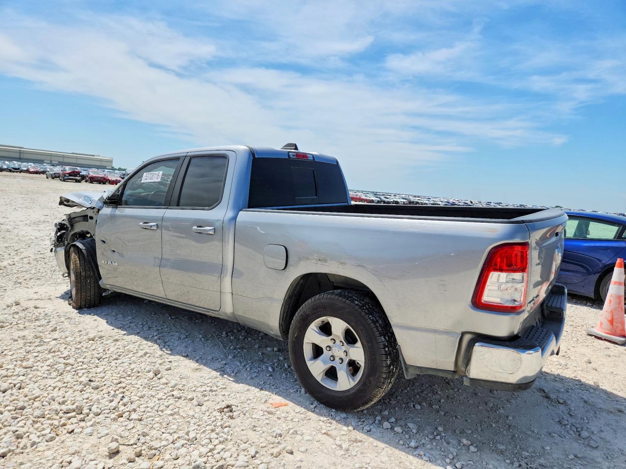 2022 Ram 1500 VIN 1C6RREBG0NN329237 COPART salvage auction — Front End, TX - CERTIFICATE OF TITLE, sold $3,000 on 2026-07-03 (photo 2)