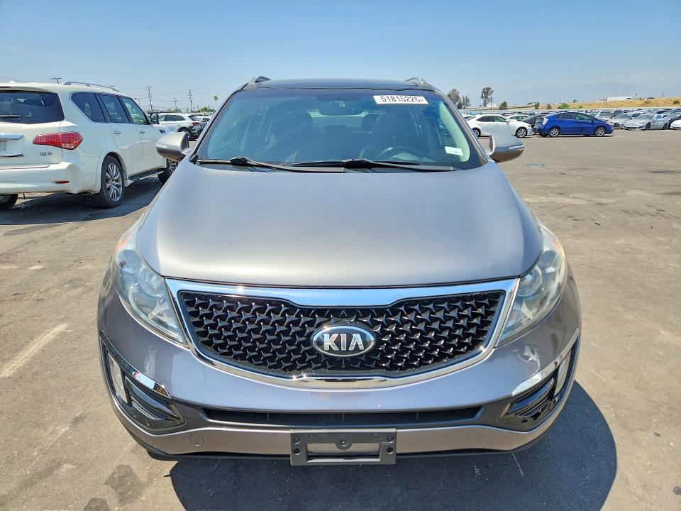 2015 Kia Sportage VIN KNDPC3AC3F7788594 COPART salvage auction — REAR END, Ca - Salvage Certificate, sold $1,300 on 2026-07-08 (photo 5)