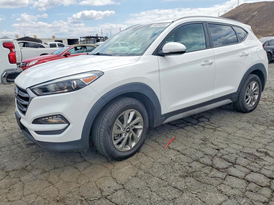 2018 Hyundai Tucson VIN KM8J33A41JU716734 COPART salvage auction — REAR END, Ca - Salvage Certificate, sold $5,300 on 2026-07-16 (photo 1)